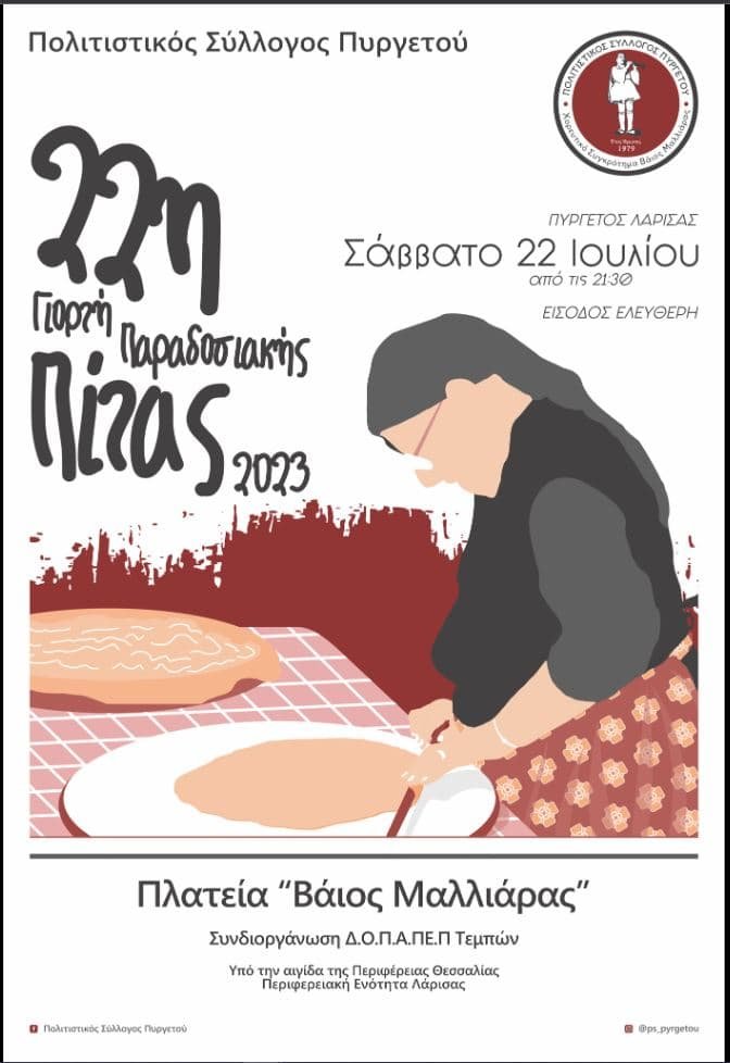 Γιορτή πίτας 2023 Πυργετός