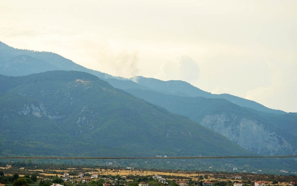 Προβατίδης μεσιτικά-φωτιά στον Όλυμπο από απόσταση