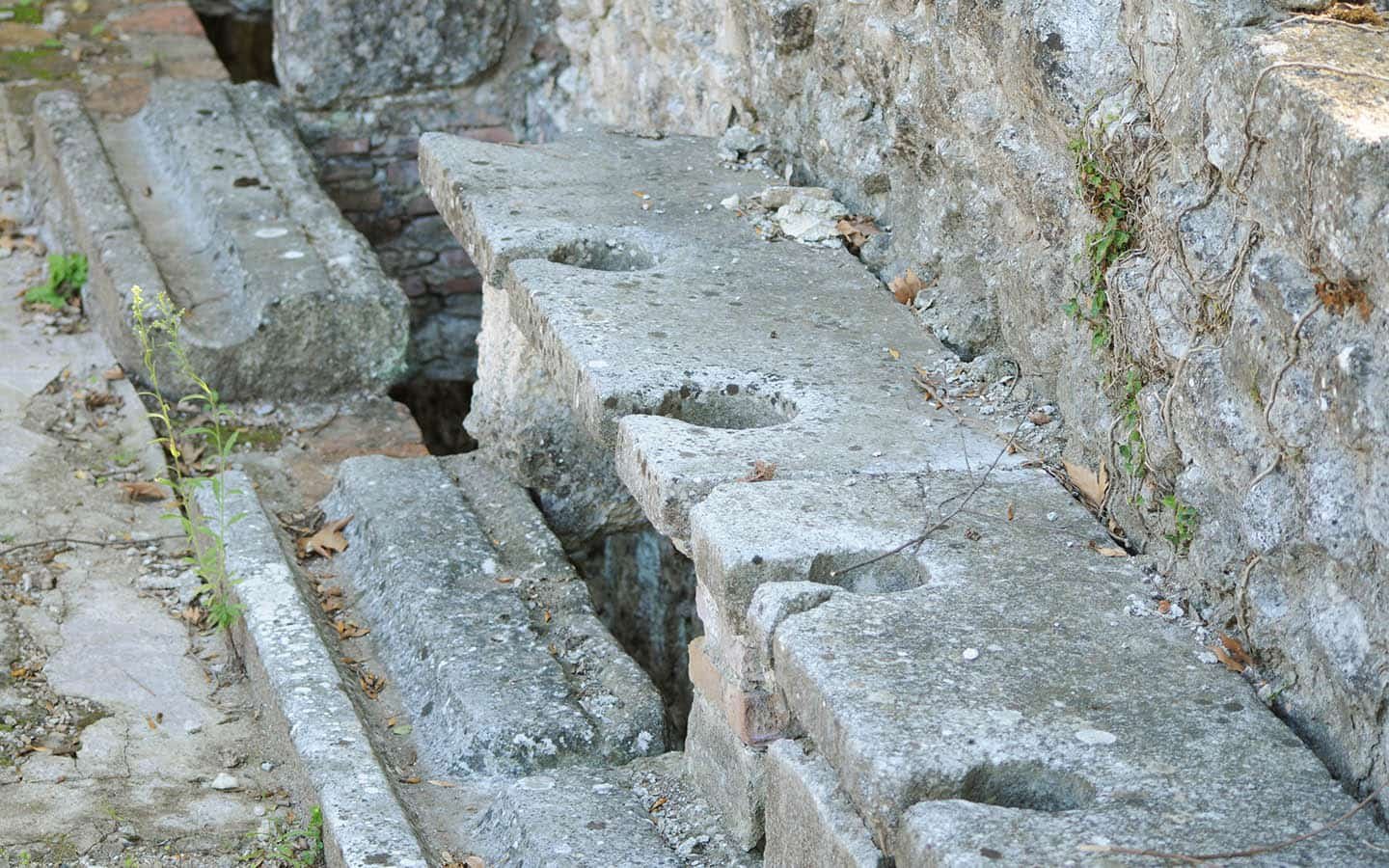 Προβατίδης μεσιτικά Δίον αρχαία αποδυτήρια στο εξωτερικό αρχαιολογικό χώρο