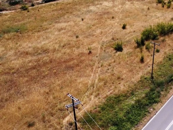 Προβατίδης μεσιτικά Πλάκα Λιτοχώρου θέα από ψηλά από το αγροτεμάχιο