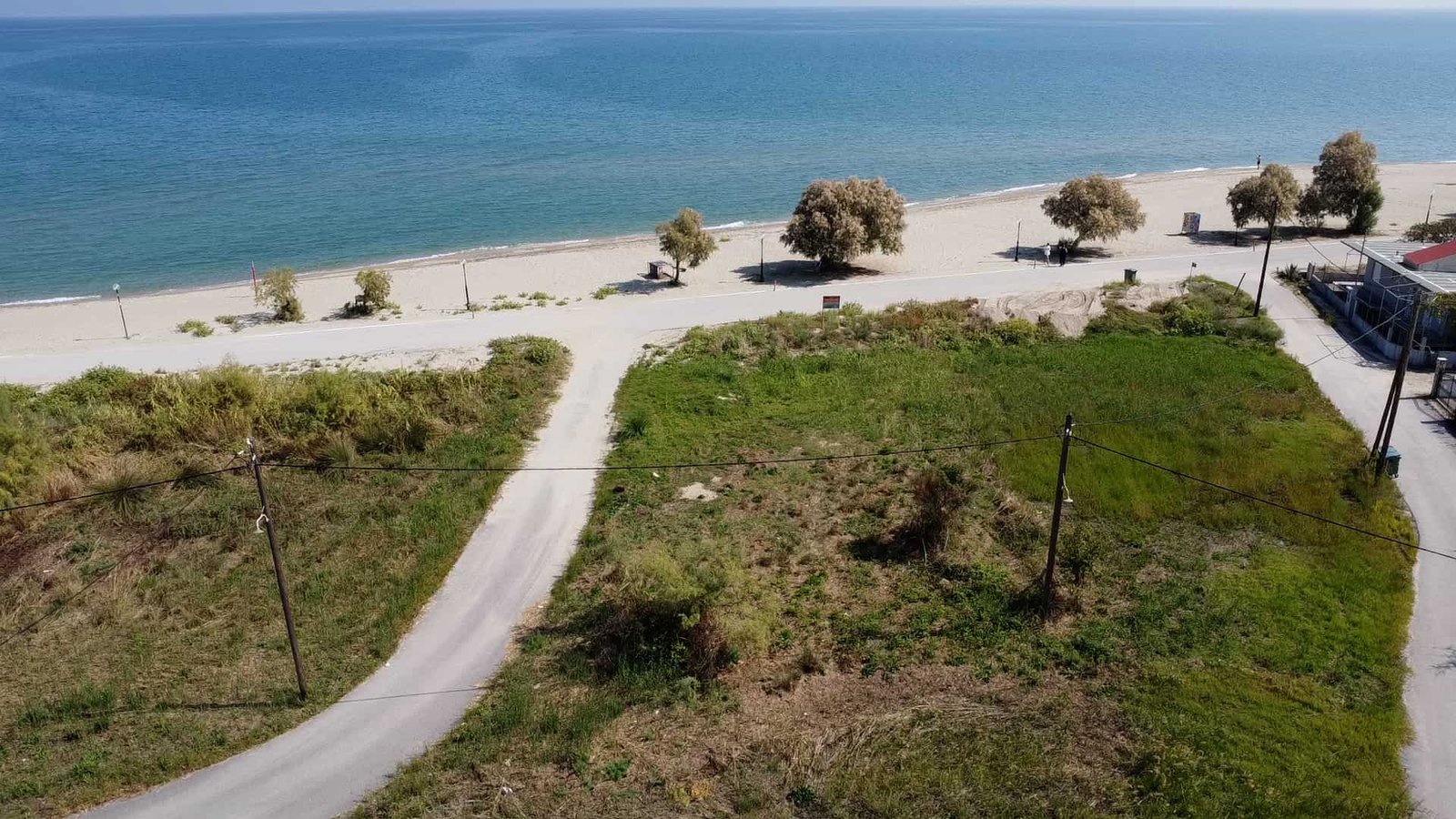 Προβατίδης μεσιτικά Νέα Μεσάγκαλα παραθελάσσιο αγροτεμάχιο οικόπεδο με θάλασσα