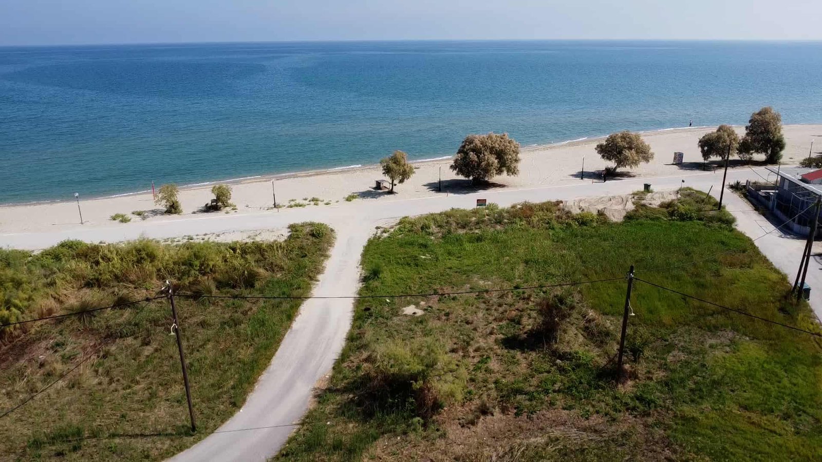 Προβατίδης μεσιτικά Νέα Μεσάγκαλα παραθελάσσιο αγροτεμάχιο οικόπεδο με παραλία
