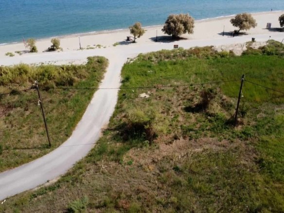 Προβατίδης μεσιτικά Νέα Μεσάγκαλα παραθελάσσιο αγροτεμάχιο με δρόμο