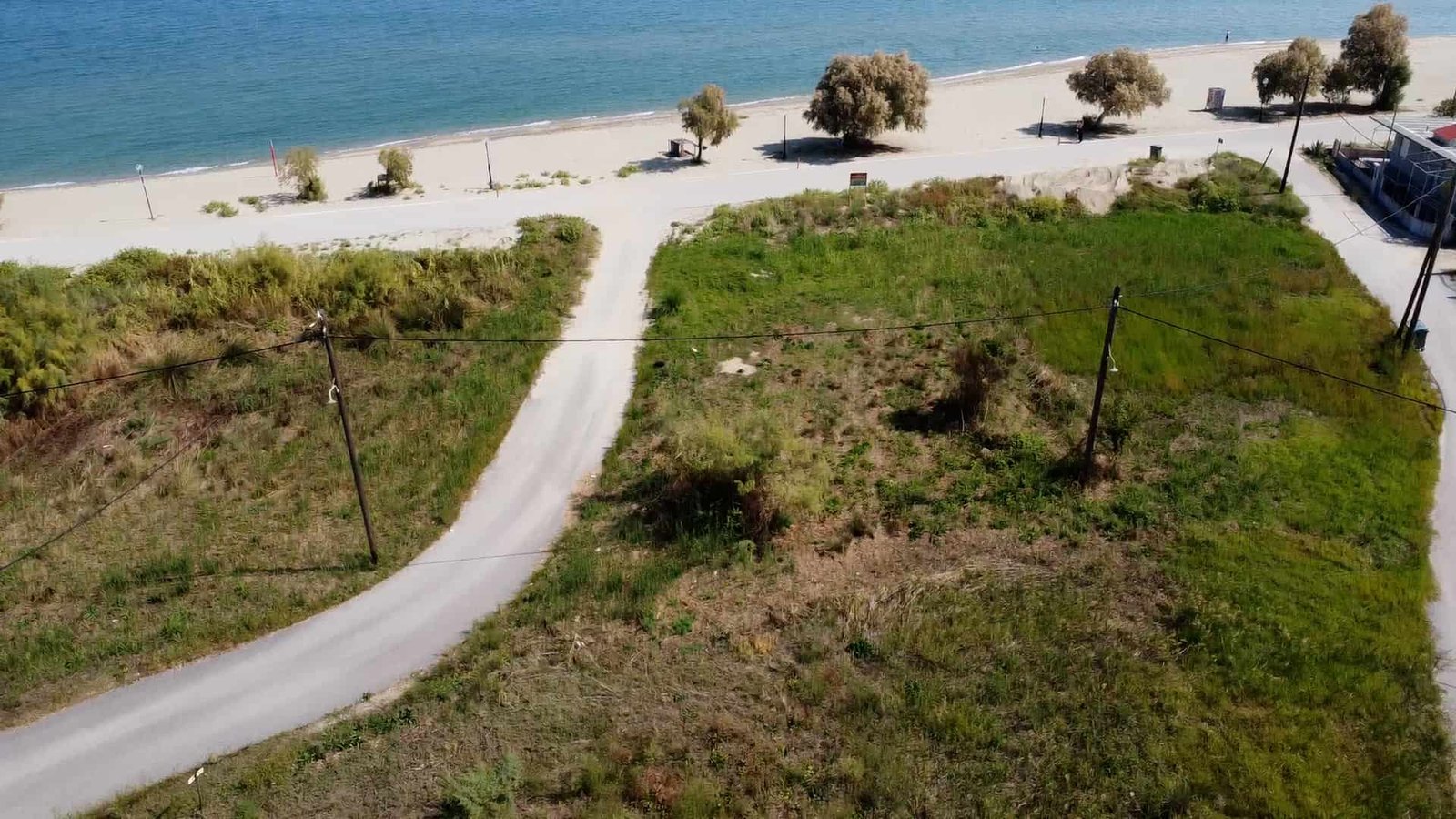 Προβατίδης μεσιτικά Νέα Μεσάγκαλα παραθελάσσιο αγροτεμάχιο με δρόμο
