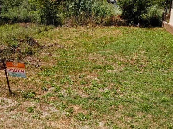 Provatidis real estate Καστρι Λουτρό πρόσοψη οικοπέδου από ψηλά