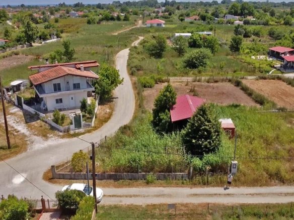 Provatidis real estate Καστρι Λουτρό θέα από αργοτεμάχιο προς τα έξω