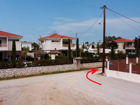 Προβατίδις μεσιτικά Πώληση παραθαλάσσιον, οικοπέδον και αγροτεμαχίων-Πλάκα Λιτοχώρου-Λεπτοκαρυα-εικόνα από το αγροτεμάχιο προς την θάλασσα