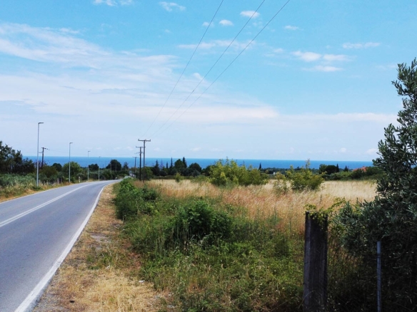 Προβατίδης μεσιτικά παραθαλάσσια οικόπεδα αγροτεμάχια-Οδός Κουτρουμπα προς την θάλασσα